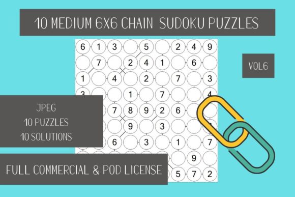 Download 10 Medium Chain Sudoku Vol 6 - Medium Collection