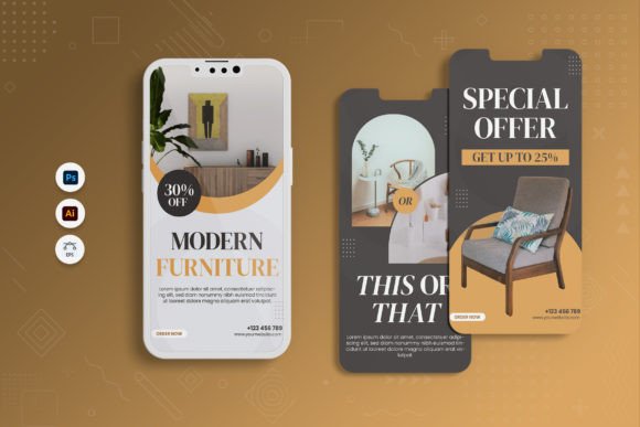 Download Simple Furniture Instagram Story - Simple Collection