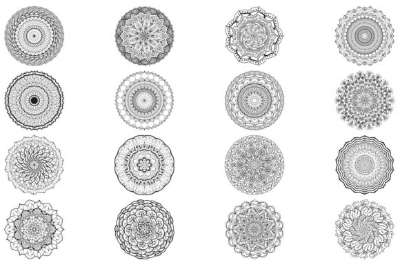 Download 46 Unique Detailed Designer Mandala Bundle - Premium Resources